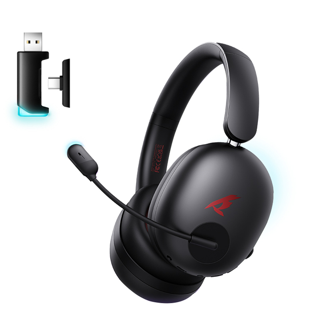 Picun UG-10A New Arrivals Noise Cancelling Wireless Over-Ear Gaming Headset with LED Indicator Business Office Use Microphone