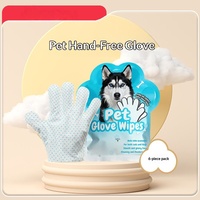 Lingettes dentaires portables pour animaux de compagnie, 50 lingettes pour chiens et chats, pour la maison, les voyages, le toilettage et les soins bucco-dentaires quotidiens