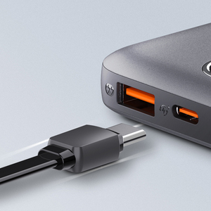 Banque d'alimentation portable rapide LDNIO PQ10 Mini pour ordinateur portable, meilleur chargeur portable, petite banque d'alimentation USB en plastique 10000 mAh gris 10W - Product Image 3