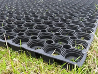 Cellule de drainage en nid d'abeille en plastique tapis de gazon artificiel pour terrasse