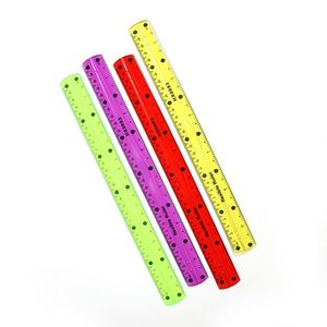 Novedades, Regla de PVC Flexible Transparente de 20/30 cm, Multifuncional, Plegable y Suave, para Material Escolar - Product Image 2