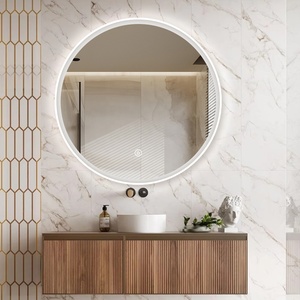 Hiện đại Vòng LED Gương treo tường cảm ứng chuyển đổi màn hình thông minh gương cho phòng tắm vòng gương Đối với trang chủ - Product Image 6