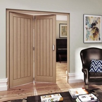 Portes pliantes à persiennes en bois blanc pour armoire de rangement intérieure