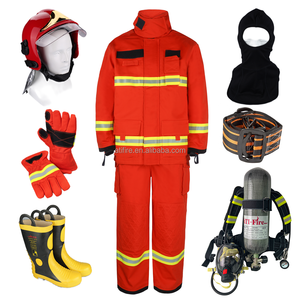 Costume de pompier ignifuge NOMEX aramide EN469 uniformes de pompier Costume de lutte contre l'incendie vêtements de lutte contre l'incendie LOGO personnalisé - Product Image 6