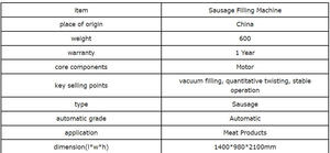 Chaîne de production et équipement de fabrication de saucisses de viande de poulet, y compris <span class=keywords><strong>poussoir</strong></span> <span class=keywords><strong>à</strong></span> saucisses et ensacheuse en plastique - Product Image 6