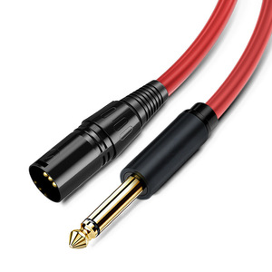 Cantwell Offre Spéciale Portable 1.5M 3M 5M <span class=keywords><strong>10M</strong></span> Portable <span class=keywords><strong>Xlr</strong></span> à (1/4 pouces) mâle 6.35 Jack 6.35Mm câble métallique Mono - Product Image 2