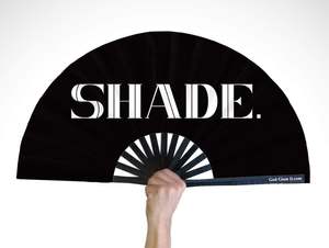 พัดลายดอกบายด้ามไม้ไผ่ขนาดใหญ่พับได้พัดมือสำหรับผู้หญิงผู้ชายเทศกาลปาร์ตี้คริสต์มาส - Product Image 2