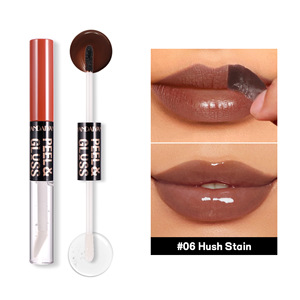 Brillo Labial Mate Rosa en Tubo Cuadrado Perlado, <span class=keywords><strong>Hidratante</strong></span>, Nutritivo, No Mancha, No se Desvanece, a Base de Aceite <span class=keywords><strong>Mineral</strong></span>, Resistente al Agua, Paquete de 6 - Product Image 6