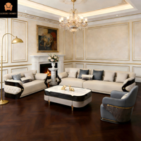 Foshan Fabrik Direktvertrieb Luxus Chesterfield Sofa-Set - Echtes Leder Modernes Design für Apartment Hotel Villa Nutzung