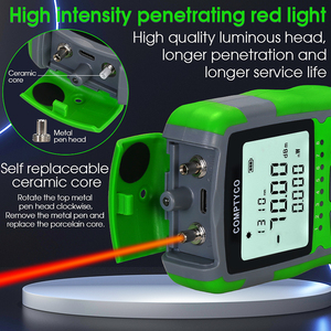 Comptyco quang đa mét đa chức năng OPM + VFL + LED + RJ45 Tester trực quan lỗi định vị có thể sạc lại Mini quang Power Meter - Product Image 5