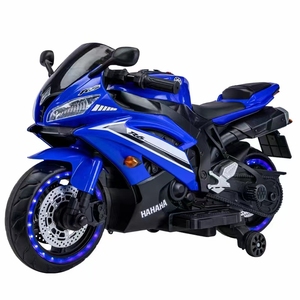 Motocicleta Eléctrica Unisex de Juguete de Buena Calidad con Batería, Música y Luces, de Plástico ABS, para Montar, para Niños de 2-4 y 5-7 Años con Control Remoto - Product Image 2