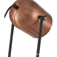 Lampe de table en métal de type simple et créatif, lampe de lecture de bureau, douille E26/E27