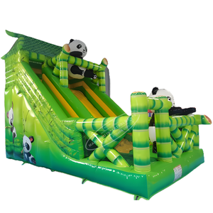 <span class=keywords><strong>Château</strong></span> gonflable <span class=keywords><strong>de</strong></span> parc à thème en bambou <span class=keywords><strong>de</strong></span> panda <span class=keywords><strong>de</strong></span> toboggan sec gonflable d'enfants <span class=keywords><strong>de</strong></span> haute qualité - Product Image 1
