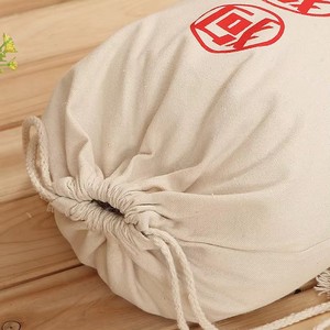Bolsa de Almacenamiento Personalizada Extra Grande de Lona de Algodón con Cordón, con Impresión de Logotipo - Product Image 6