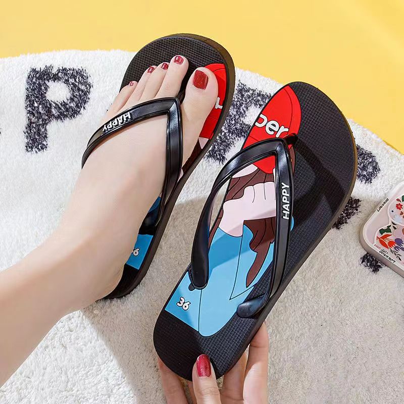 Wholesale Girls FlipFlop Indoor Outdoor Flip-flops Summer Beach Slippers Soft Flip Flop for Women