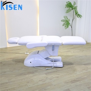 Kisen Space Saving Electric Beauty <b>Bed</b> With Wheels Multifunctional Salon Tattoo Chair Massage Spa Equipment - Product Image 4