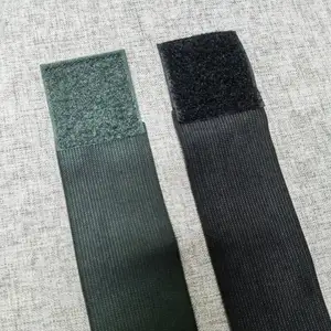 उच्च गुणवत्ता गैर पर्ची नायलॉन लोचदार बेल्ट हेडबैंड Wristband काले लोचदार स्वयं चिपकने वाला पट्टियाँ
