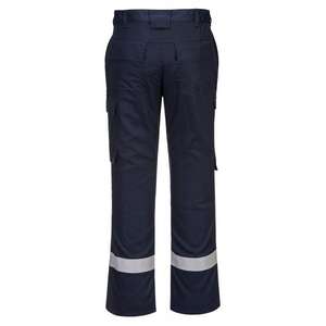 PORTWEST - FR401NARXXL Bizflame Plus pantalón azul marino ligero con paneles elásticos-EAN 5036108353514 ROPA DE TRABAJO RESISTENTE A LLAMAS - Product Image 2