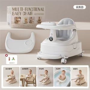Chaise de bain pour bébé en plastique imperméable avec indicateur de température, siège <span class=keywords><strong>inclinable</strong></span> pour bébé pour utilisation aux toilettes - Product Image 6