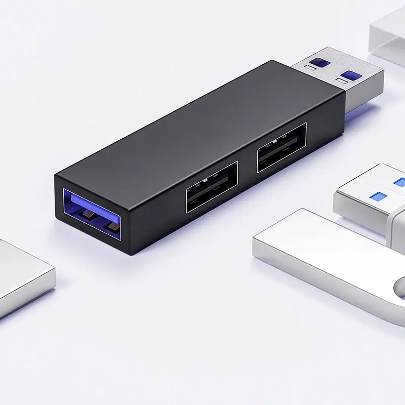 Eson Style-Sistema de adaptador de estación de acoplamiento para ordenador portátil, suministro de alta potencia, 3 puertos Usb 3,0 Hub, venta al por mayor