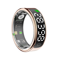 Bague Intelligente R13 avec Écran Tactile, Interaction Multimodale, Suivi de Santé des Doigts, Photo à Distance, Étanche, pour Hommes et Femmes