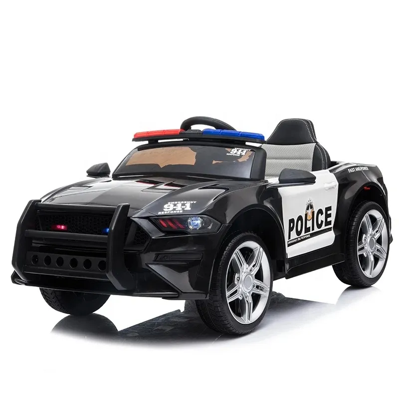 Kinderen 12V Elektrische Rit Op Auto Kinderen Elektrische Politie Auto Met 2.4G Afstandsbediening