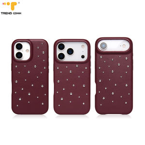 Fundas para Teléfono Móvil Trendcomm de Cuero Artificial, Resistentes a los Golpes, con Anillo Magnético, Color Puro, para 12/13/14/15/16/17 Pro Max - Product Image 4