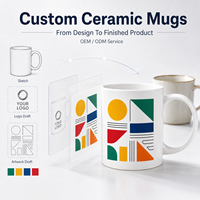 Tasses à café en porcelaine fine en gros, 15/16/17 oz, grande capacité, anti-fuite, sans danger pour les aliments, avec boîte cadeau pour les vendeurs Etsy, export