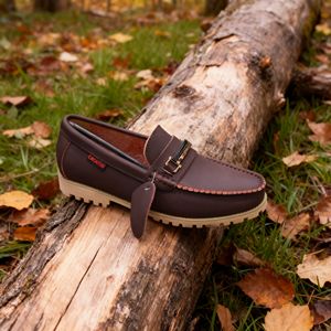 Mocasines para hombre para todas las estaciones, cómodos, suaves, antideslizantes, para conducir, con cierre de cordones, logotipo personalizable al por mayor, de piel auténtica - Product Image 4