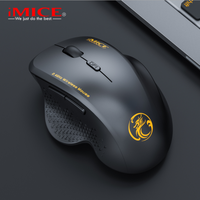 Imice G6 Mouse Nirkabel 2.4G untuk Laptop PC Mouse dengan Penerima USB yang Dapat Disesuaikan Mouse Senyap Mouse Game Raton Inalambrico Ordenador