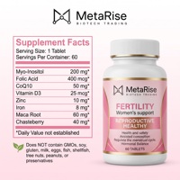 Soutien à la fertilité pour femmes adultes, 60 comprimés, mélange d'herbes premium, complément alimentaire, équilibre hormonal, santé reproductive, bien-être