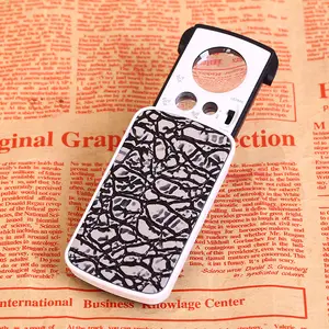 맞춤 로고 30배 60배 90배 조명식 접이식 보석 루페 돋보기 (곤충용) - Product Image 2