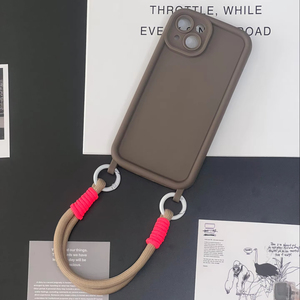 Nouvelle <span class=keywords><strong>Coque</strong></span> de Téléphone Portable Antichoc en <span class=keywords><strong>Cordon</strong></span> Tressé Bicolore Couleur Bonbon pour <span class=keywords><strong>iPhone</strong></span> 16 Plus 17 Air <span class=keywords><strong>Pro</strong></span> <span class=keywords><strong>Max</strong></span> - Product Image 5