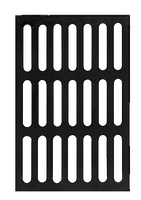 Grille de drainage extérieure en fonte écologique de haute qualité, efficace pour les routes, couvercles de tranchées durables en fonte ductile