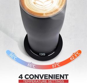 Mug intelligent <span class=keywords><strong>GOGOLIN</strong></span> 550 ml à contrôle de température - Gardez votre café au chaud pendant 8 heures, écran LCD, gobelet isotherme en acier inoxydable auto-chauffant - Product Image 4