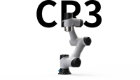 Bras robotisé collaboratif à 6 axes CR3 avec moteur et boîte de vitesses, charge utile de 3 kg, précision de +/- 0,02 mm pour le soudage, le récupération et l'empilage