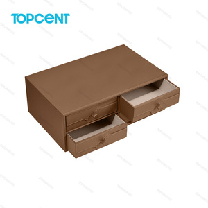 Topcent Checkroom Storage <strong>System</strong> Closet Fittings MDF+Leather Six <strong>Drawer</strong> Combination <strong>Cabinet</strong> - Product Image 5