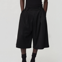 Shorts plissés décontractés pour hommes, pantalon mi-long décontracté pour hommes, shorts longs unisexes