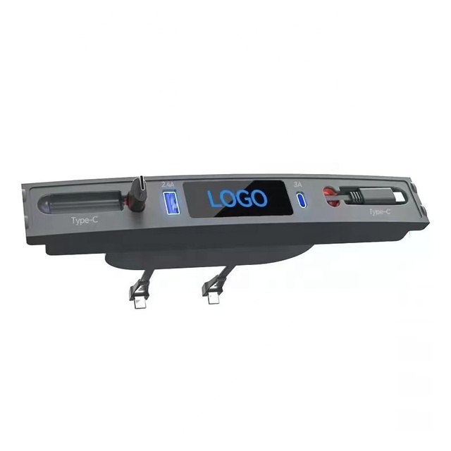 2021-2023 Tesla Model 3/Y Interior USB Hub 27W PD Fast Charging Car Docking Station Charger Multi-Port PC Material