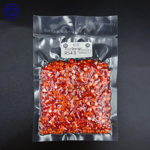 Venta Directa de Fábrica de Piedras de Circonia, Fabricantes de Piedras de Circonia Cúbica, Circonia Cúbica Naranja Roja Hermosa de 5A para la Fabricación de Joyas - Product Image 2