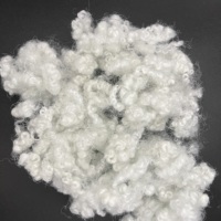 Fibre creuse conjuguée 100 % polyester recyclable de qualité supérieure, 23D 64 mm, blanche, sans silicone, pour rembourrage de coussins