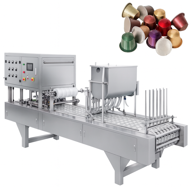 Automatic Blanking Nespresso k Cup Making Machine Coffee Capsules Filling Packing Machine