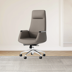 โครงเหล็กเสริมสีเทาพร้อมเบาะฟองน้ำในตัวและเก้าอี้สำนักงานหมุนได้พร้อมกับล้อเงียบ - Product Image 6