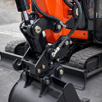 LIVRAISON GRATUITE Mini-excavatrice sur chenilles 3 tonnes, 1,8 tonne, 2,5 tonnes, machine de terrassement à moteur, mini-pelle, prix