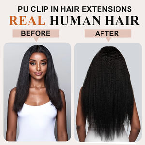 RXHAIR高品质1 # 彩色夹inkinky直无缝Pu夹，适用于黑人女性 - Product Image 5