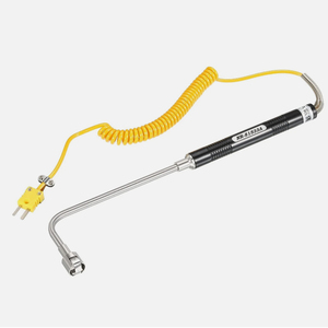 Sonda Termopar Tipo L y Tipo K, Sensor de Temperatura Superficial Portátil con Mango Aislado - Product Image 1