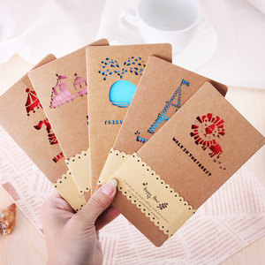 Hoa Khô + Papercard Loại Gấp Giáng Sinh Tiệc Sinh Nhật Tiệc Cưới Ngày Valentine Thiệp Mời Thiệp Chúc Mừng - Product Image 2