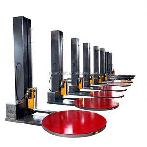 เครื่องพันพาเลทอัตโนมัติ ฟิล์มยืดพันพาเลท เครื่องพันพาเลทแผ่นไม้ เครื่องพันพาเลทสำหรับงานโลจิสติกส์ - Product Image 1