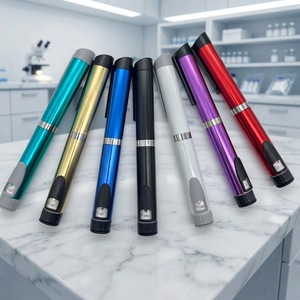 Adjustable Reusable Metal Injection <b>Pen</b> with Rubber Stopper Custom Logo for 3ml Cartridge Home Use - Product Image 4