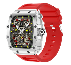 Montre de fitness TK70, écran AMOLED de 1,76 pouce 320x385, moniteur d'oxygène sanguin, suivi d'activité, réveil au poignet, plusieurs bracelets - Product Image 2